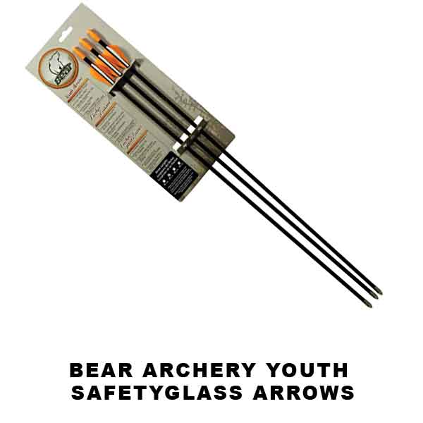 Bear Archery Youth Safetyglass Arrows