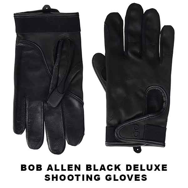 Size Chart Bob Allen Shooting Gloves Brown Leather (Small