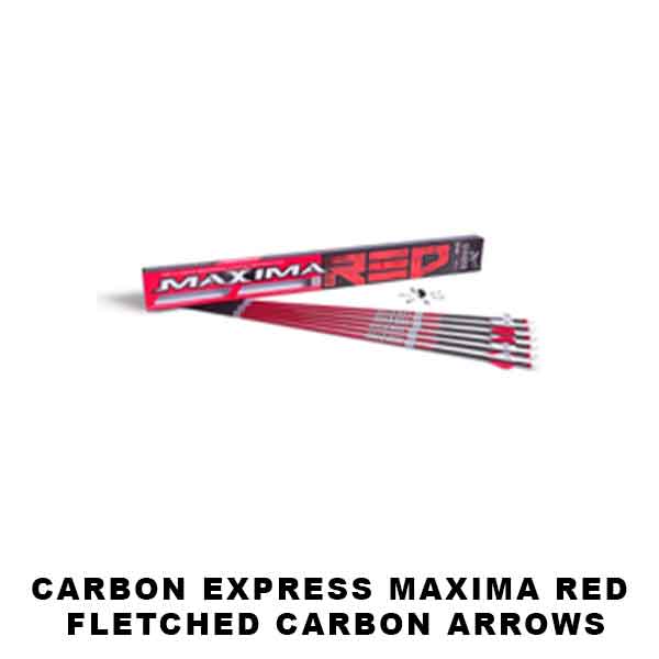 Carbon Express Maxima RED Fletched Carbon Arrows