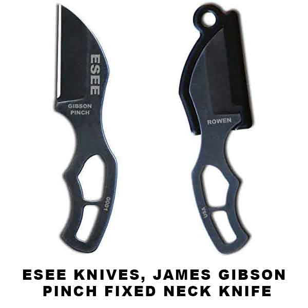 Esee Knives, James Gibson Pinch Fixed Neck Knife