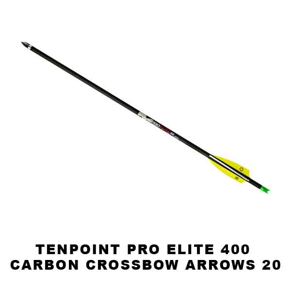 TenPoint Pro Elite 400 Carbon Crossbow Arrows 20