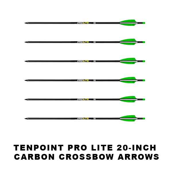 TenPoint Pro Lite 20-Inch Carbon Crossbow Arrows
